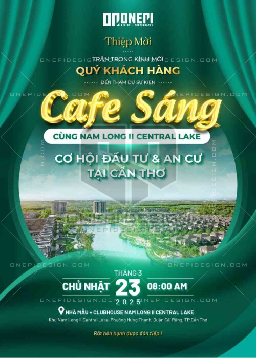 Thiệp Mời Sự Kiện Bất Động Sản Cao Cấp – File AI Thiết Kế Sang Trọng (VIP)
