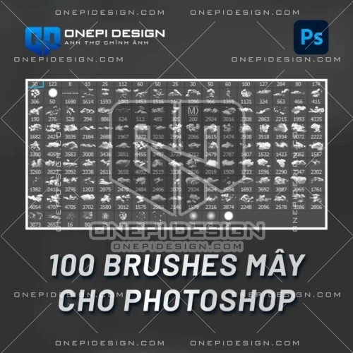 Tải Bộ 100 Brushes Mây Cho Photoshop Chuyên Nghiệp