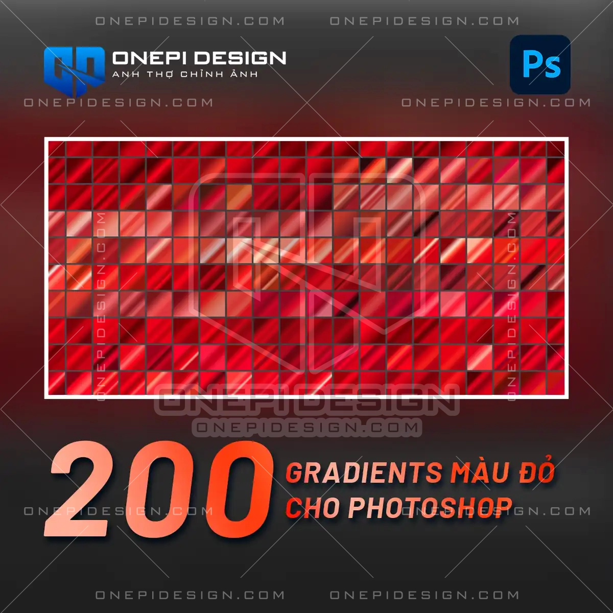 200 Gradients Photoshop Màu Đỏ: Nâng Tầm Ấn Phẩm Với Sắc Đỏ Đầy Quyền Lực