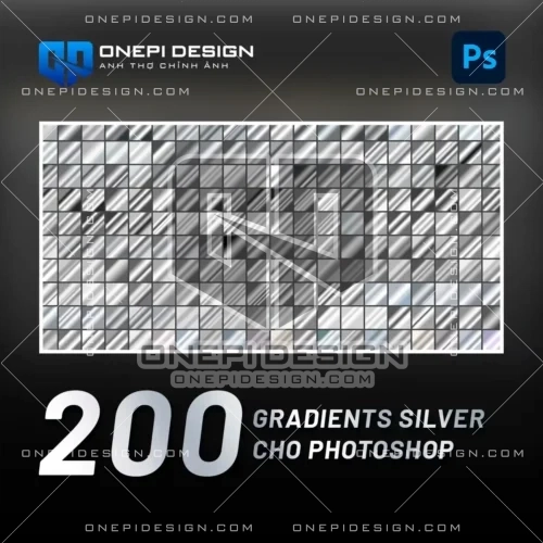 200 Gradients Photoshop Silver: Tạo Hiệu Ứng Kim Loại Sang Trọng Và Hiện Đại