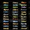 60 Styles Photoshop hiệu ứng chữ vàng
