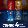Tải Trọn Bộ Combo 4 File Chúc Mừng Giao Dịch BĐS PSD & AI