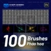 Tải 100 Brushes Pháo Hoa Độc Đáo Cho Photoshop