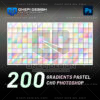 Tải Miễn Phí Bộ 200 Gradients Pastel Cho Photoshop