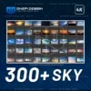 Bộ Hơn 300+ Stock Mây Trời 4K Chất Lượng Cao
