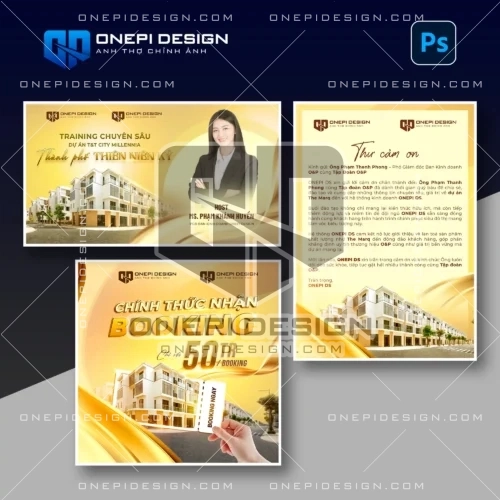 Combo 3 File PSD Bất Động Sản