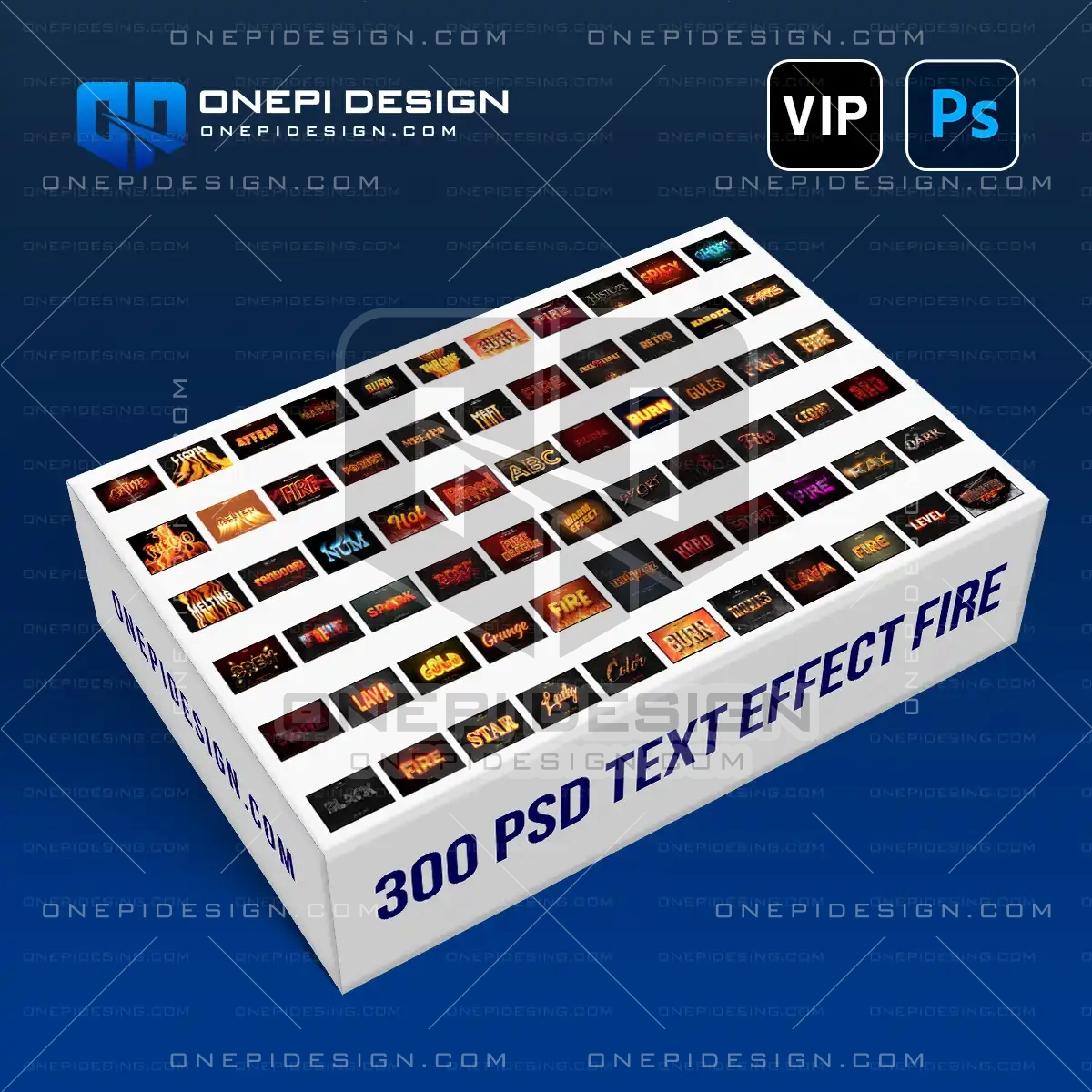 300 Hiệu Ứng Chữ Lửa PSD
