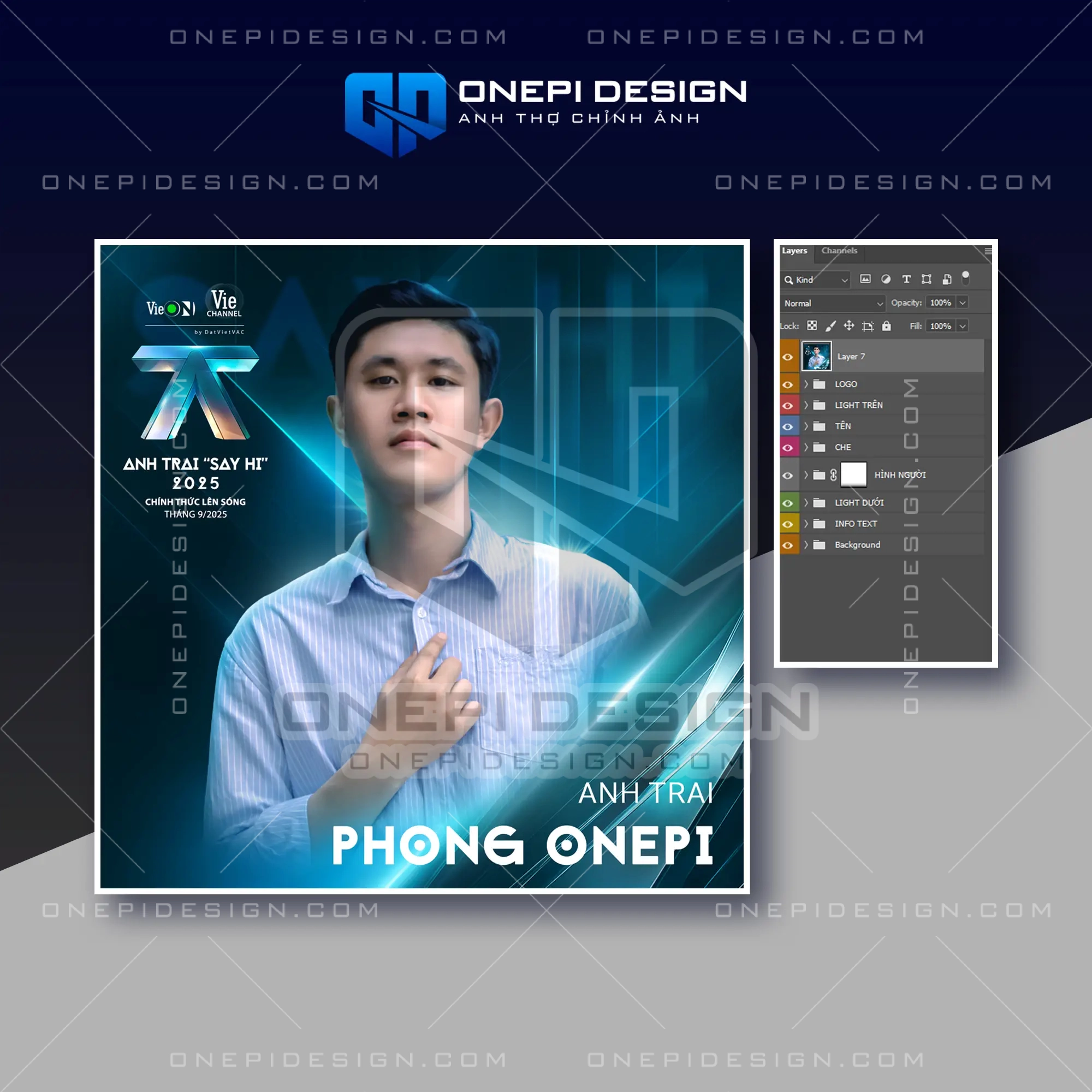PSD poster Anh Trai Say Hi