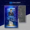 Mẫu PSD Chúc Mừng Giao Dịch BĐS Tông Xanh Dương