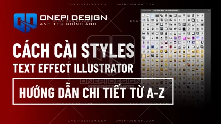 Cách Cài Styles Text Effect Illustrator