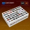 Bộ sưu tập 300 File Vector Metal Text Effect Illustrator