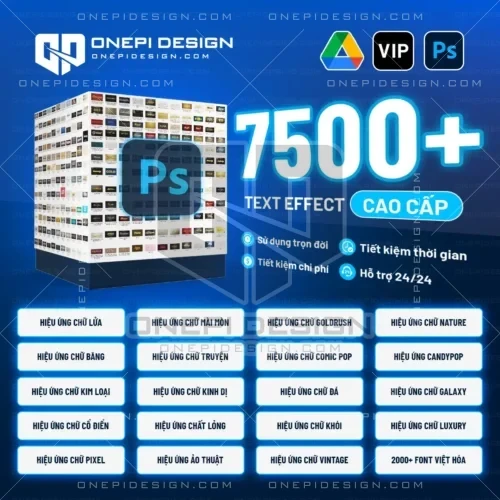 Kho Text Effect Photoshop (7500+ Hiệu Ứng)