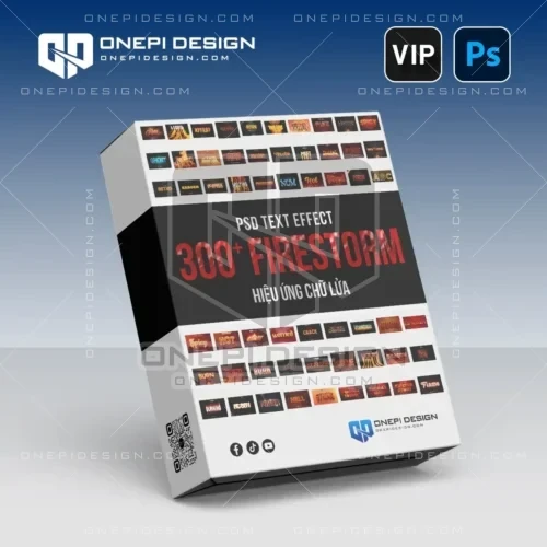 Bộ 300 Hiệu Ứng Chữ Lửa PSD VIP – Text Effect Fire Độc Đáo