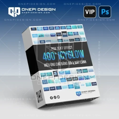 400 PSD Text Effect Ice | Hiệu Ứng Chữ Băng Giá & Mát Lạnh