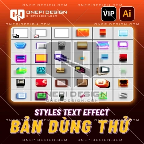 Bản dùng thử graphic styles cho Adobe Illustrator