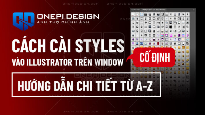 Cách Cài Styles Text Effect Illustrator
