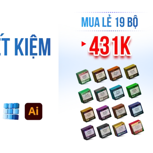 Banner chương trình ưu đãi Mua Trọn Bộ Graphic Styles: Giá chỉ 199k (Gốc 431k), giúp tiết kiệm ngay 232.000đ tại Onepi Design.