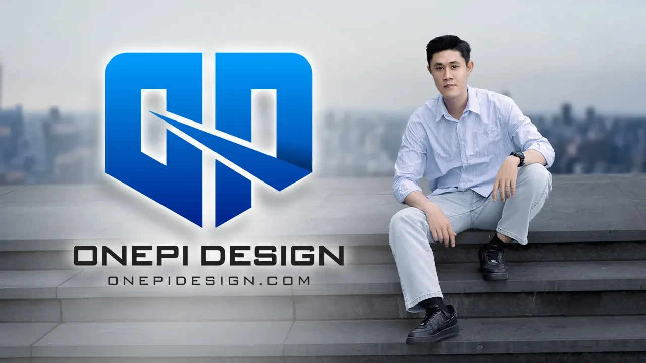 Chân dung Phạm Thanh Phong - Nhà sáng lập ONEPI DESIGN và Logo thương hiệu.