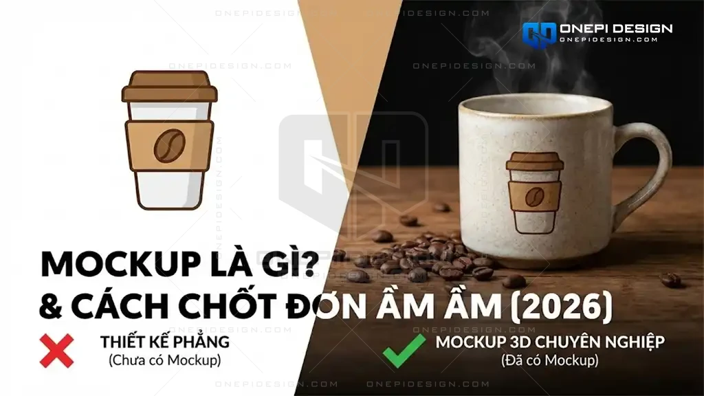 Giải thích mockup là gì và ví dụ về mockup danh thiếp 3D.