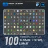 Ultimate texture library photoshop layer styles gạch thiên nhiên glitch
