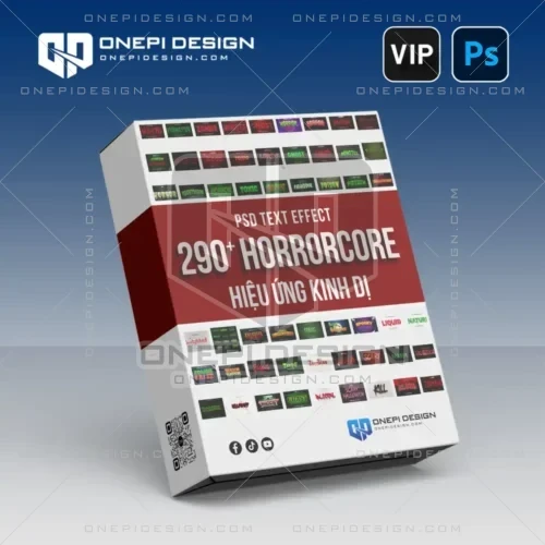 Text effect horrorcore psd hiệu ứng chữ kinh dị halloween zombie