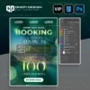 Tải File PSD Poster Booking Bất Động Sản cao cấp với hiệu ứng chữ 3D 100 Triệu sắc nét.