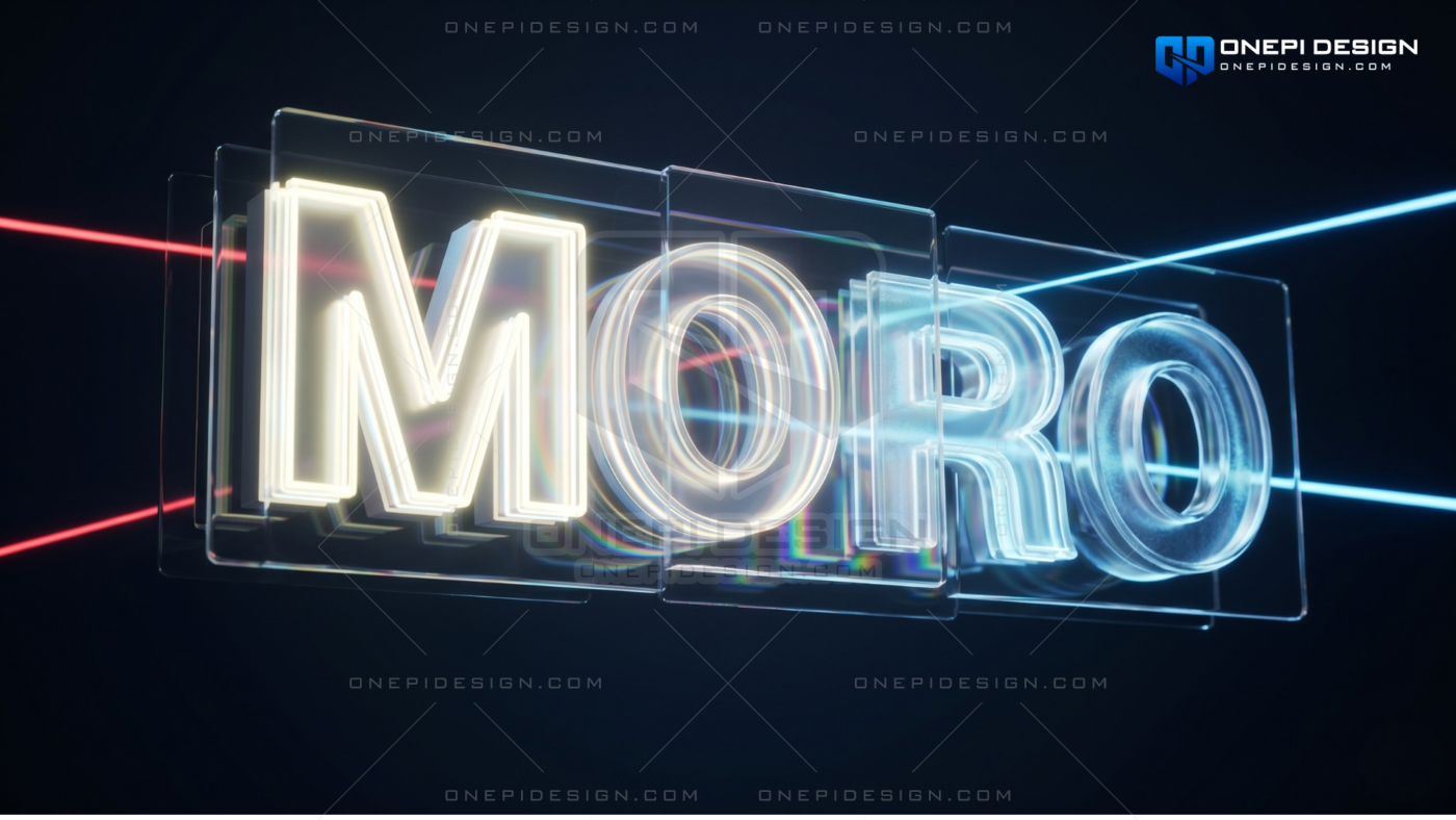 Mô phỏng 3D cấu trúc layer phức tạp bên trong một file text effect photoshop.