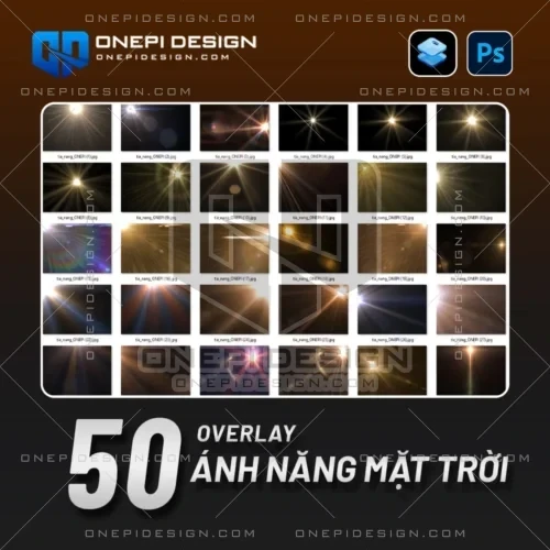 Trọn bộ 50 overlay tia nắng mặt trời K9A2M JPG 4K cực nét chuyên dụng cho thiết kế Photoshop.