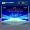 Mẫu thiết kế file psd background sự kiện M9V2K tone xanh neon bất động sản.