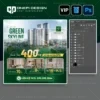 Mẫu file psd banner ads bất động sản T9M4Q thiết kế dạng vuông tối ưu quảng cáo