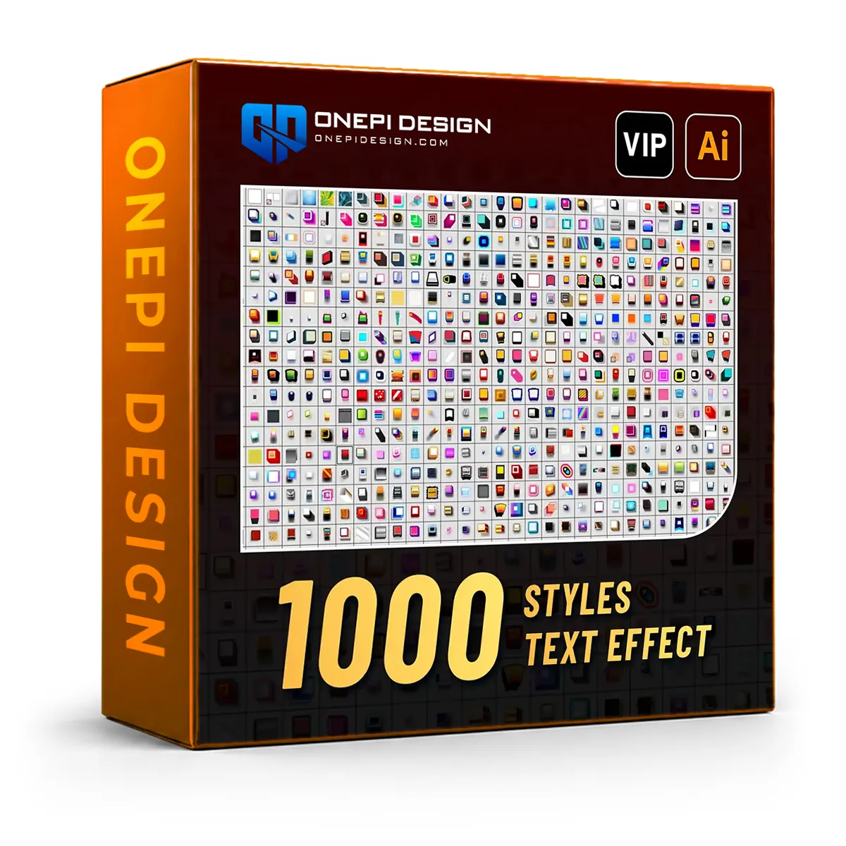 1000 Styles Text Effect Illustrator