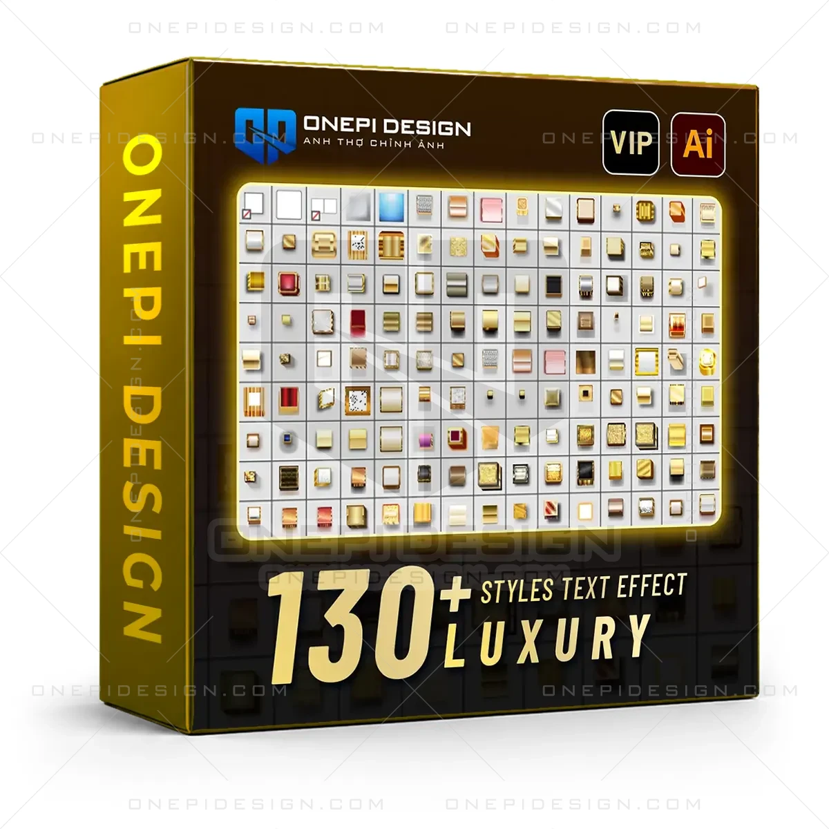 130 Styles Luxury Text Effect Illustrator | Tạo Hiệu Ứng Sang Trọng & Quý Tộc