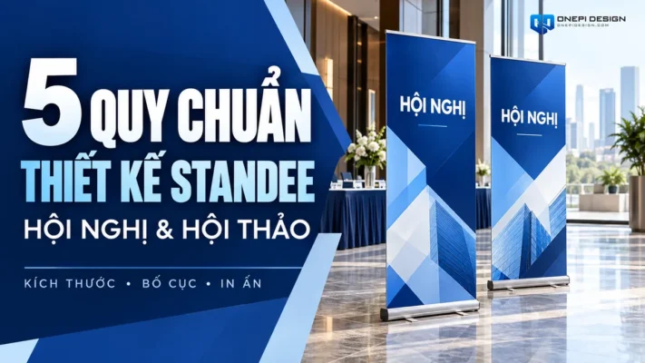 5 Quy Chuẩn Thiết Kế Standee Hội Nghị & Hội Thảo Đẳng Cấp Chuẩn Kích Thước In Ấn