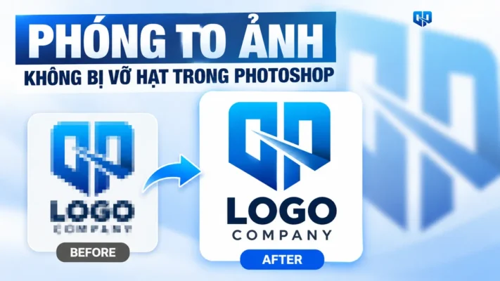 Ảnh đại diện hướng dẫn cách phóng to ảnh không bị vỡ hạt trong Photoshop đạt chuẩn 300 DPI in ấn