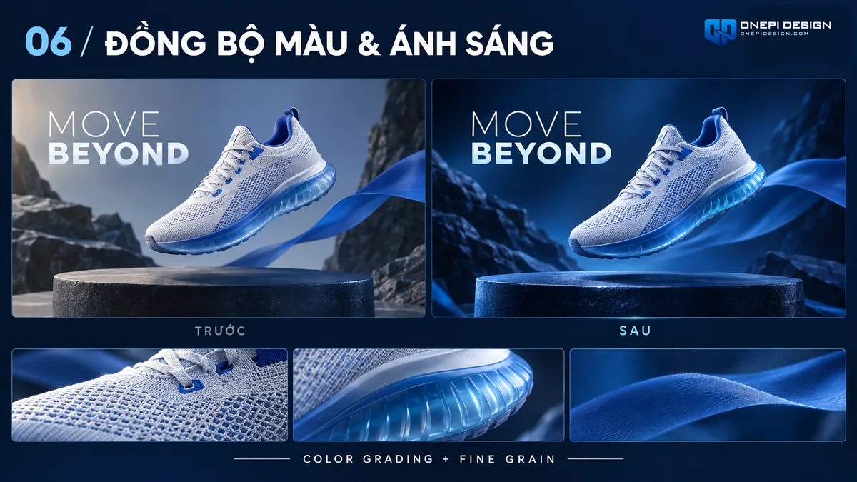 Poster hoàn thiện sau bước Color Grading và hiệu ứng hạt điện ảnh đồng bộ ánh sáng hoàn hảo