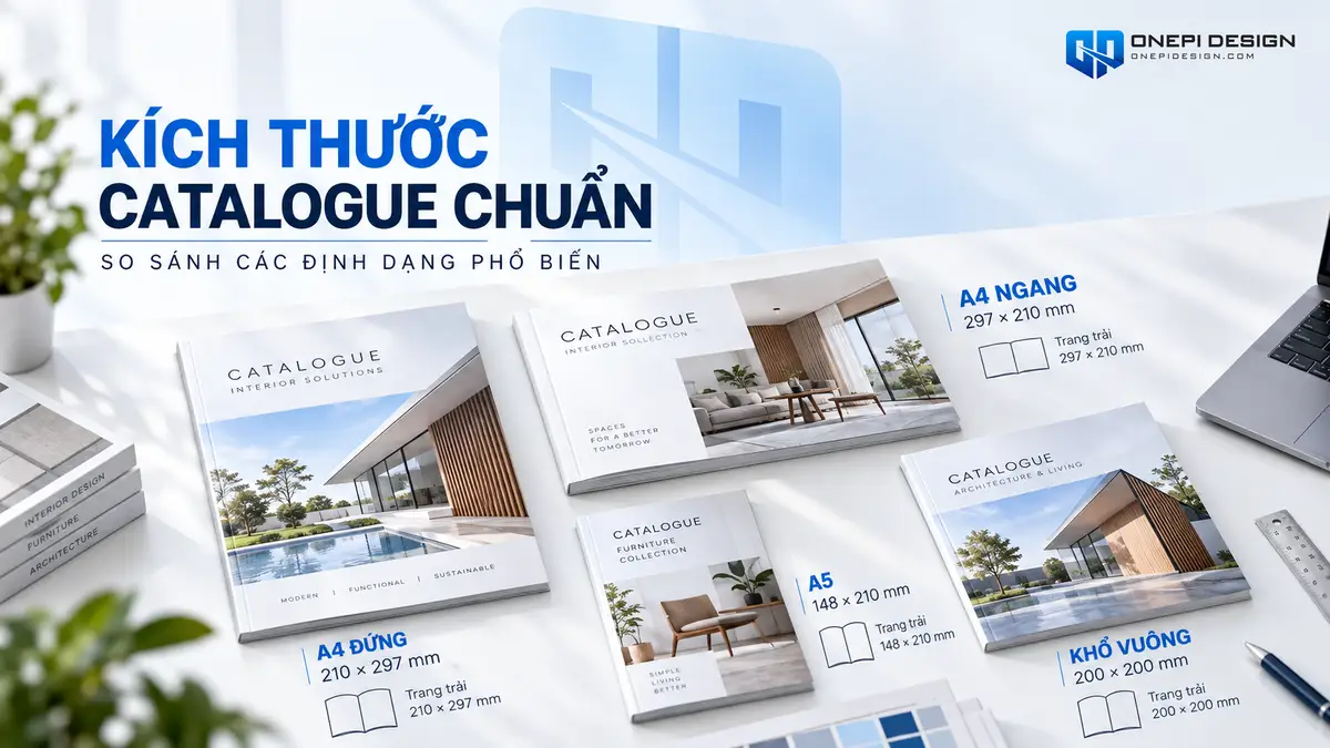 So sánh kích thước catalogue chuẩn A4 đứng 210x297mm và catalogue A4 ngang 297x210mm