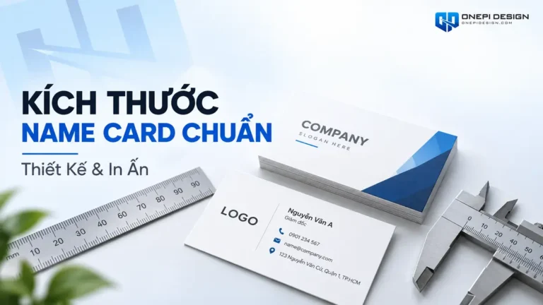 Kích Thước Name Card Chuẩn Trong Thiết Kế & In Ấn Tránh Bị Lệch Khung Cắt