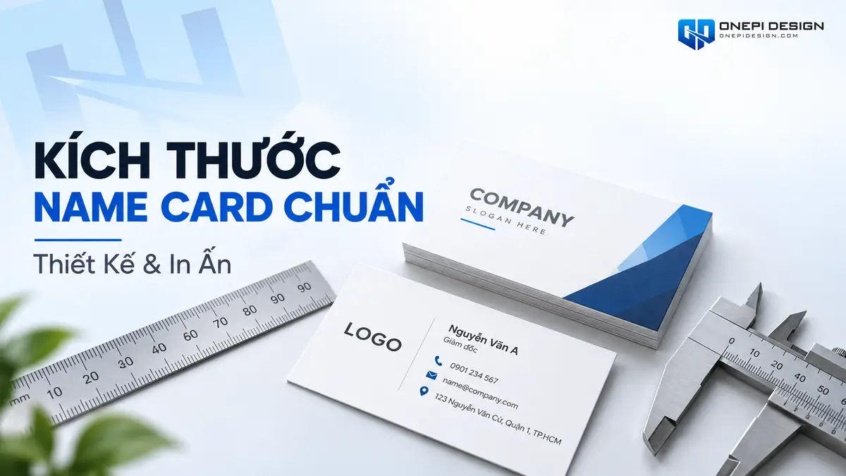 Kích thước name card chuẩn trong thiết kế và in ấn tránh bị lệch khung cắt